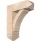 Ekena Millwork Thorton Arts and Crafts Smooth Bracket w/ Offset Brace, Douglas Fir, 7 1/2"W x 22"D x 26"H BKT0806X22X26THR03SDF - alternate 1